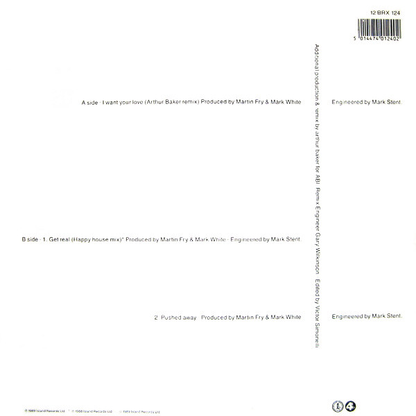 Paul Rutherford - I Want Your Love (Arthur Baker Remix) | 4th & Broadway (12 BRX 124) - 2 Paul Rutherford - I Want Your Love (Arthur Baker Remix) | 4th & Broadway (12 BRX 124) - 2