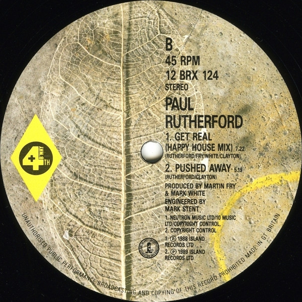 Paul Rutherford - I Want Your Love (Arthur Baker Remix) | 4th & Broadway (12 BRX 124) - 4 Paul Rutherford - I Want Your Love (Arthur Baker Remix) | 4th & Broadway (12 BRX 124) - 4