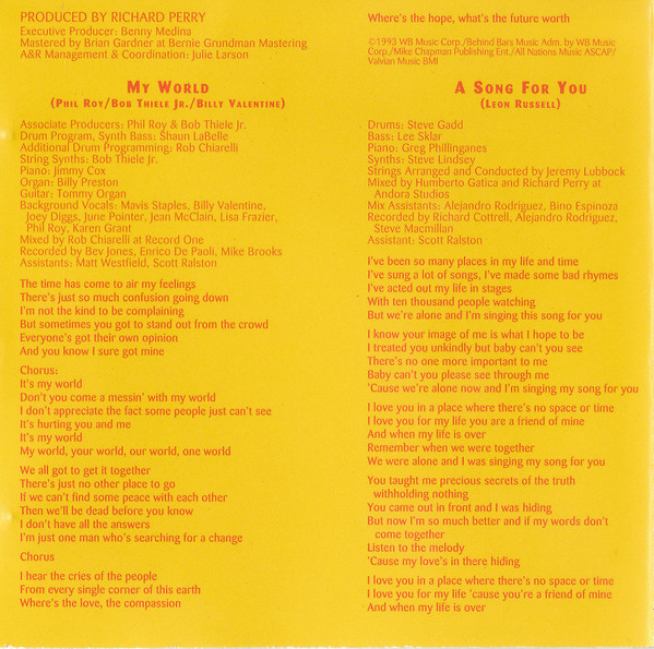 Ray Charles - My World | Warner Bros. Records (7599267352) - 4