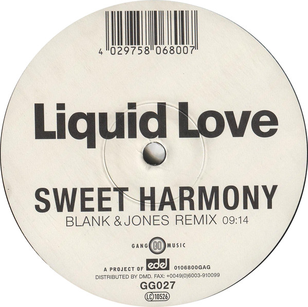 Liquid Love - Sweet Harmony (Blank & Jones Remix) | Gang Go Music (GG027)