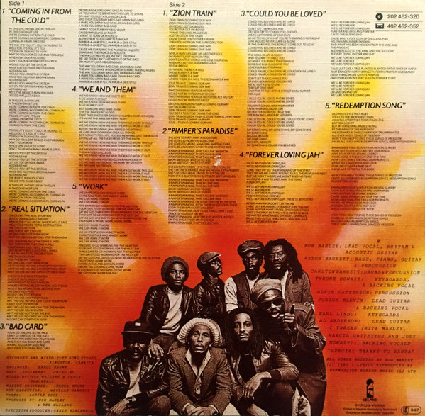 Bob Marley & The Wailers - Uprising | Island Records (202 462-320) - 2