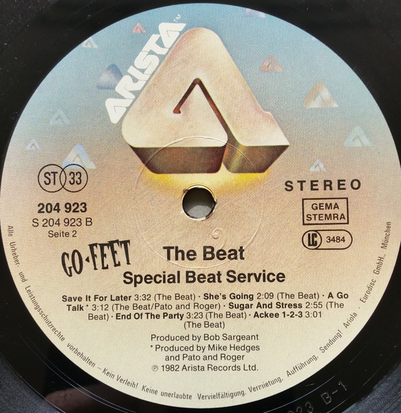 The Beat - Special Beat Service | Arista (204 923) - 4