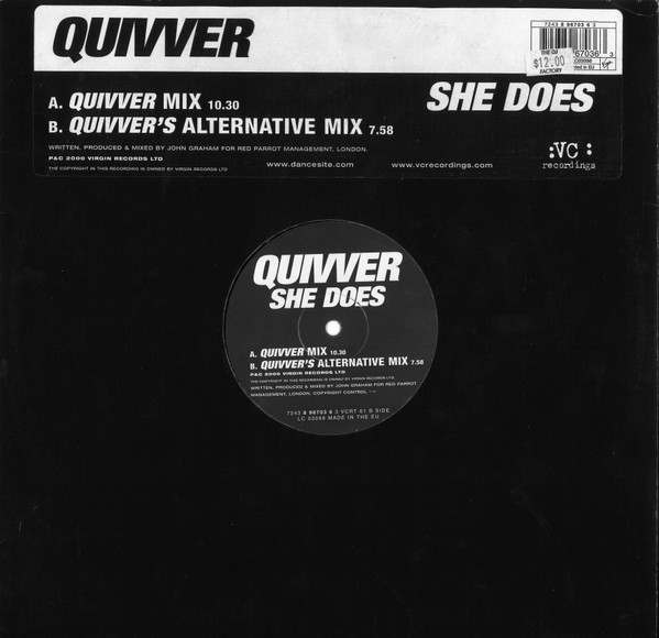 Quivver - She Does | VC Recordings (VCRT 61) - main