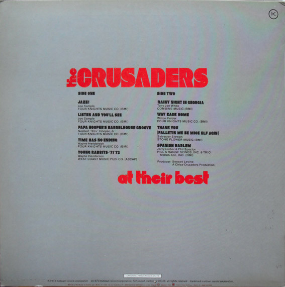 The Crusaders - At Their Best | Motown (SNL1-60205) - 2