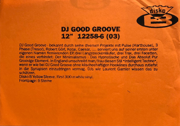 Good Groove - Drummatic Tales Vol. 1 | Disko B (db  18) - 3