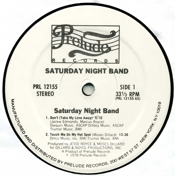 Saturday Night Band - Come On Dance, Dance | Prelude Records (PRL 12155) - 3 Saturday Night Band - Come On Dance, Dance | Prelude Records (PRL 12155) - 3