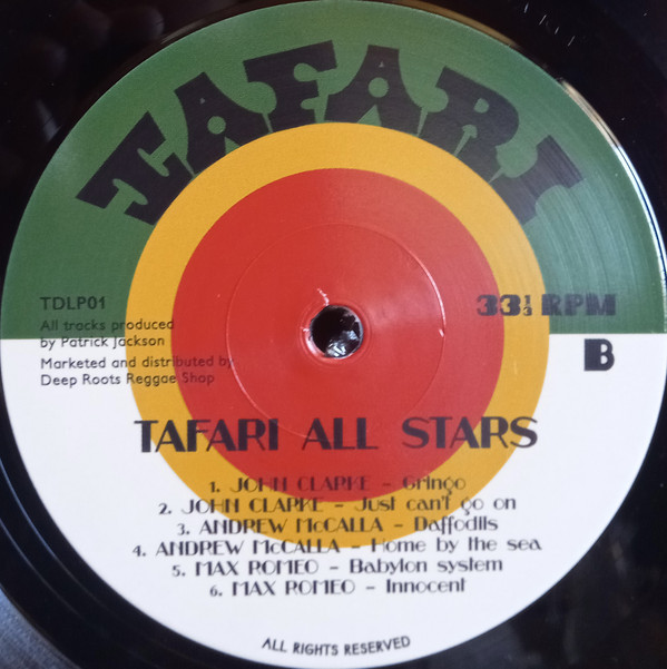 Tafari All-Stars - Rarities From The Vault | Tafari (TDLP01) - 2