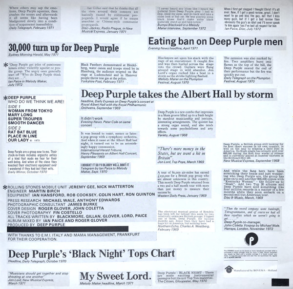 Deep Purple - Who Do We Think We Are | Purple Records (5C 062-94140) - 4