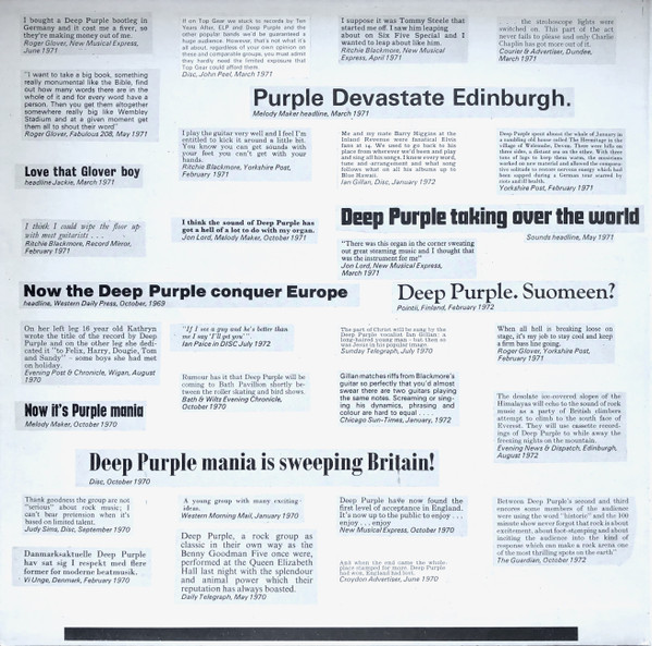 Deep Purple - Who Do We Think We Are | Purple Records (5C 062-94140) - 3