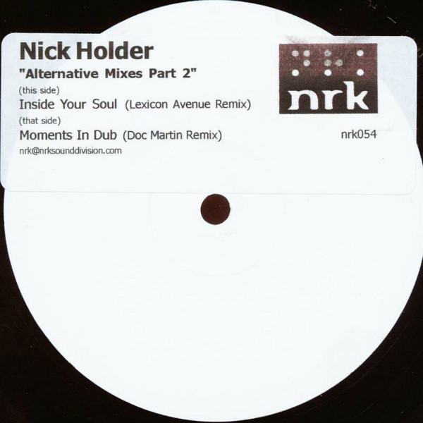 Nick Holder - Alternative Mixes Part 2 | NRK Sound Division (nrk054) - main