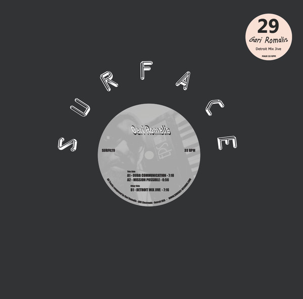 Gari Romalis - Detroit Mix Jive Ep | Surface Records France (SURF029)