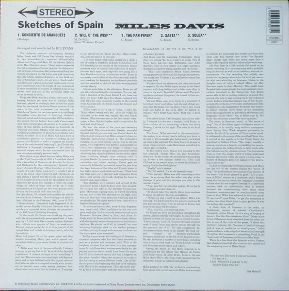 Miles Davis - Sketches Of Spain | Columbia (62327) - 2