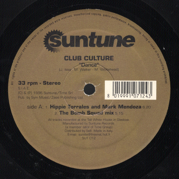Club Culture - Dance | Suntune (SUT 012)