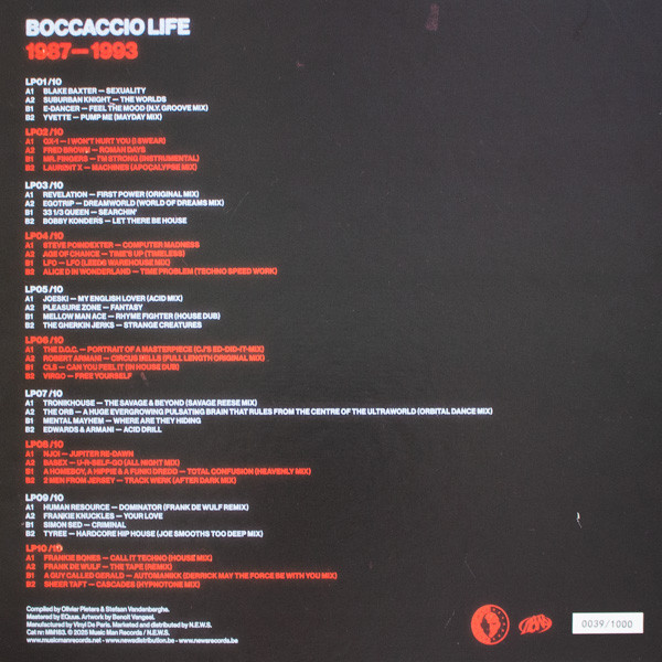 Various - Boccaccio Life 1987 - 1993 | Music Man Records (MM183) - 2