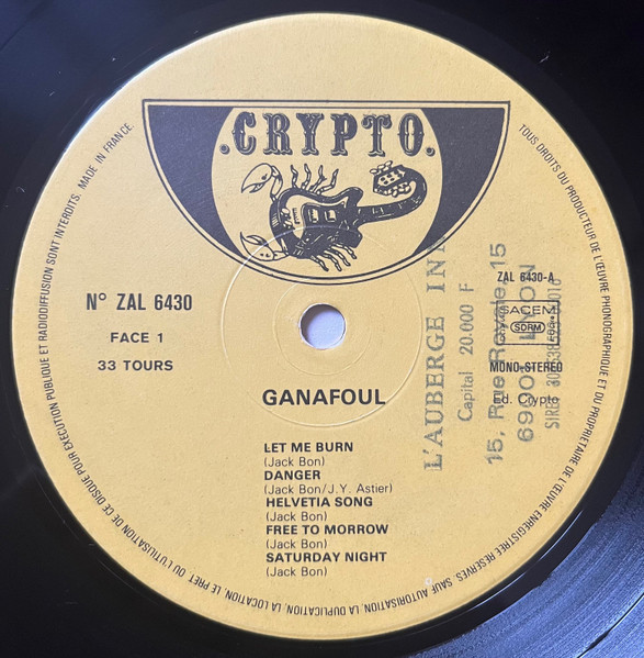 Ganafoul - Saturday Night | Crypto (ZAL 6430) - 3
