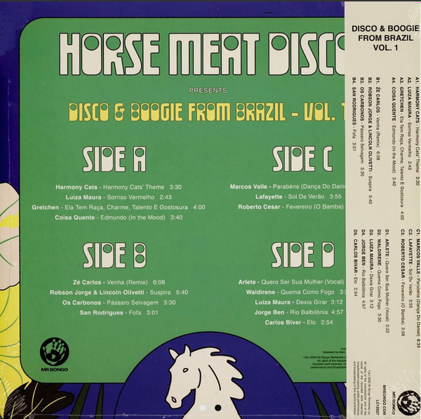 Horse Meat Disco - Disco & Boogie From Brazil Vol.1 | Mr Bongo (MRBLP302) - 2