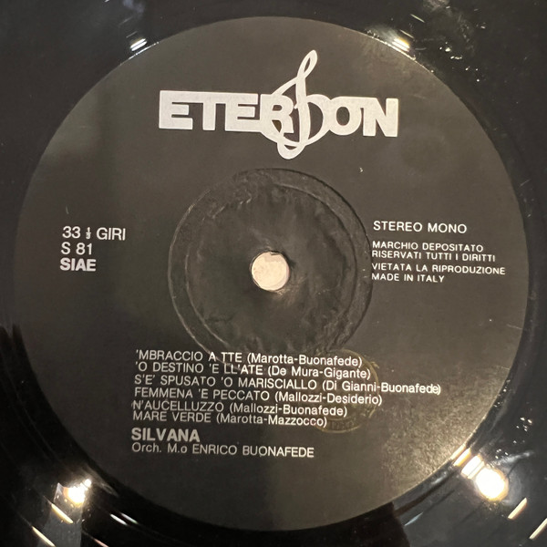 Silvana Martino - Silvana | Eterfon (S 81) Silvana Martino - Silvana | Eterfon (S 81)