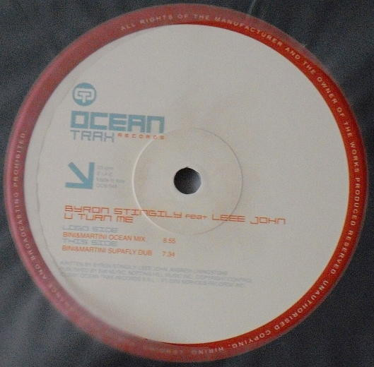Byron Stingily - U Turn Me | Ocean Trax (OCN 048) - 3