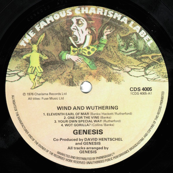 Genesis - Wind & Wuthering (UK - 1979) [Vinyl] | Charisma (CDS 4005) - 3