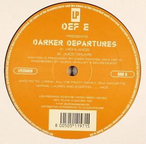 Def E - Darker Departures | Low Pressings Limited (LPLTD009)