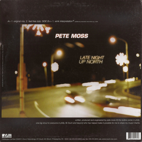 Pete Moss - Late Night Up North | Ovum Recordings (OVM117) - 2