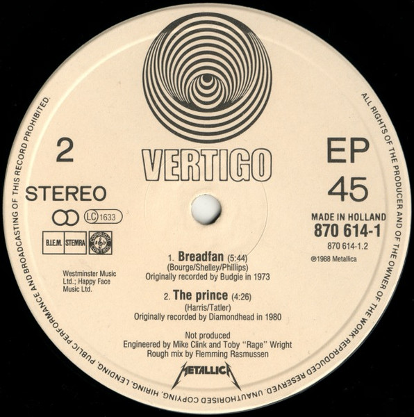 Metallica - Harvester Of Sorrow | Vertigo (870 614-1) - 4