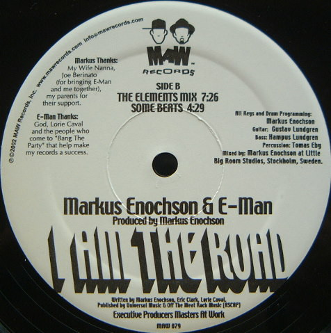 Markus Enochson & E-Man - I Am The Road | MAW Records (MAW 079) - 3 Markus Enochson & E-Man - I Am The Road | MAW Records (MAW 079) - 3