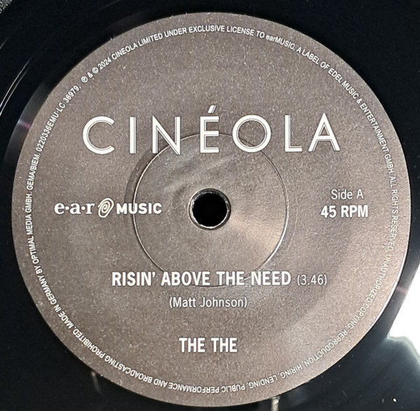 The The - Risin' Above The Need / Where Do We Go When We Die? | Cinéola (0220336EMU) - 3