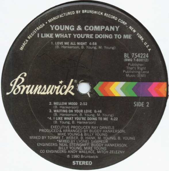 Young & Company - I Like What You're Doing To Me! | Brunswick (BL 754224) - 4