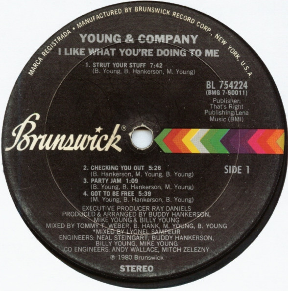 Young & Company - I Like What You're Doing To Me! | Brunswick (BL 754224) - 3