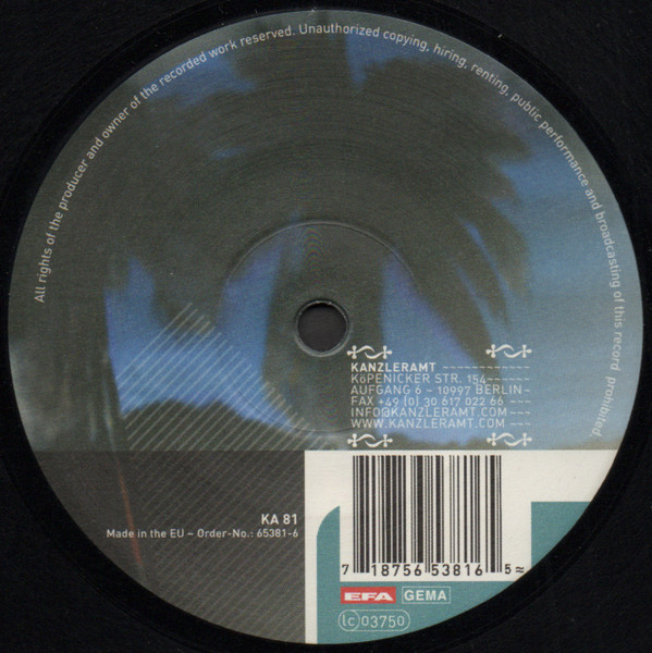 Item One - Sliced Behaviour | Kanzleramt (KA 81) - 2