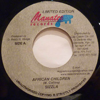 Sizzla - African Children | Manatee Records (none)