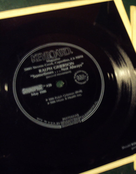 Ralph Grierson - "Sometimes...Not Always" (Second Movement) | Keyboard Magazine (Soundpage #20)