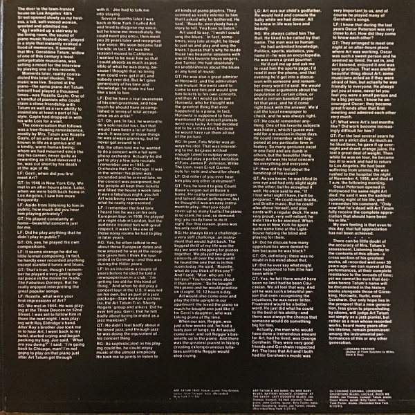 Art Tatum - Art Tatum Masterpieces | MCA Records (AMCMP 23009 (MCA2-4019)) - 4 Art Tatum - Art Tatum Masterpieces | MCA Records (AMCMP 23009 (MCA2-4019)) - 4