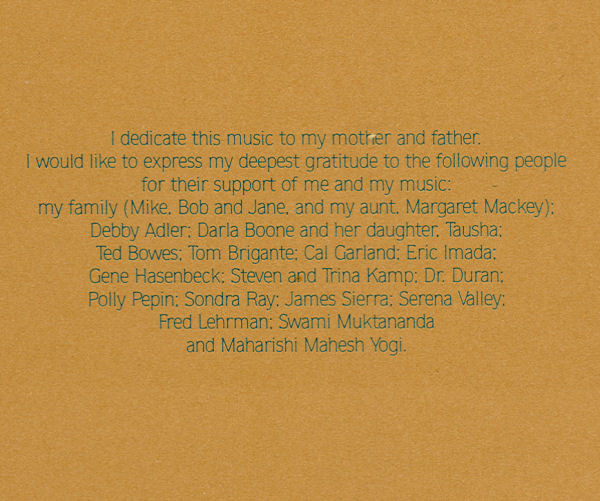 Richard Warner - Quiet Heart | Narada Publishing, Inc. (LP-8020) - 4