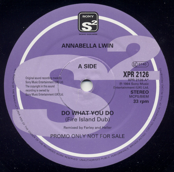 Annabella Lwin - Do What You Do | Sony Soho Square (XPR 2126)
