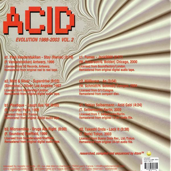 Atom™ - Acid Evolution 1988-2003 Vol. 2 | Logistic Records (log 47LP) - 2