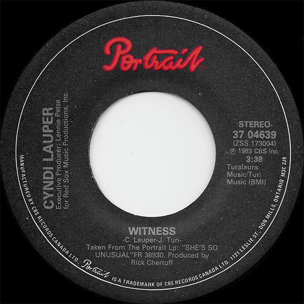 Cyndi Lauper - All Through The Night | Portrait (37 04639) - 4