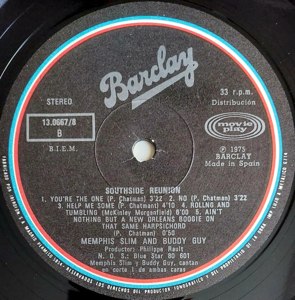 Memphis Slim & Buddy Guy - Southside Reunion | Barclay (13.0667/8) - 4