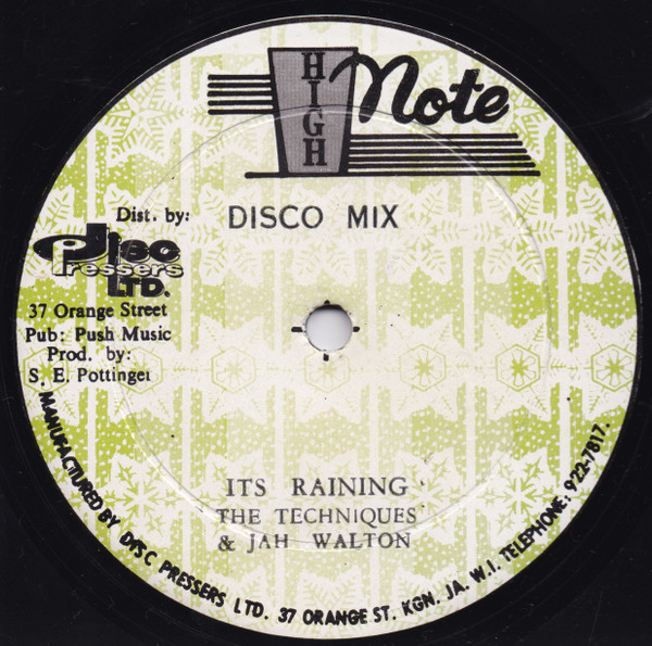 The Techniques & Jah Walton - Queen Majesty / Its Raining | High Note (none) - 2