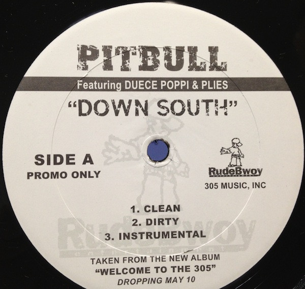 Pitbull Featuring Duece Poppi & Plies / Pitbull Featuring Cubo , Salazar & Jean Rodriguez - Down South / Playa Haters | RudeBwoy Entertainment (none)