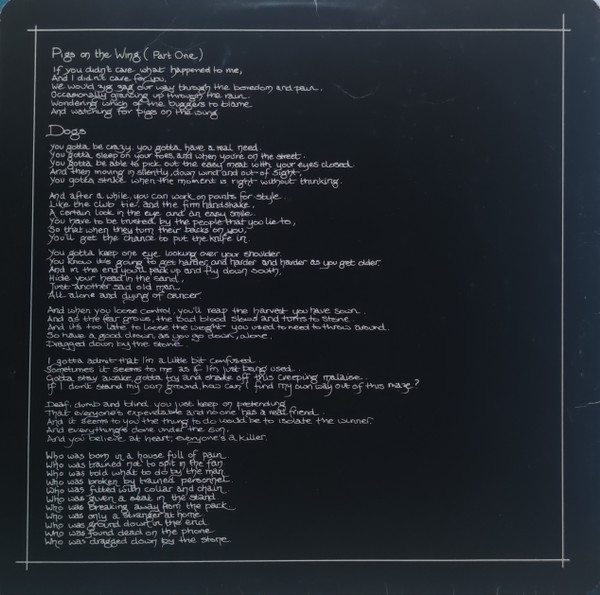 Pink Floyd - Animals | Harvest (SHVL 815) - 7