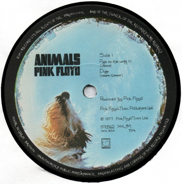 Pink Floyd - Animals | Harvest (SHVL 815) - 5