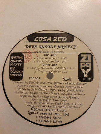 Lisa Zed - Deep Inside Myself | Zippy (ZPP025)