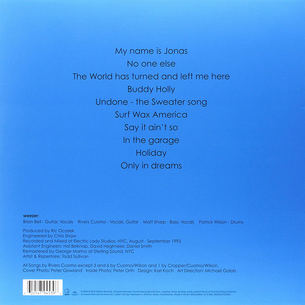 Weezer - Weezer | Geffen Records (00602547945396) - 2