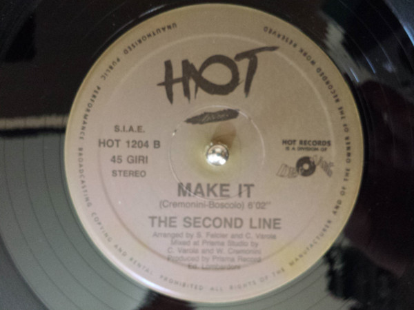 The Second Line - Make It | Hot Records (HOT 1204) - main