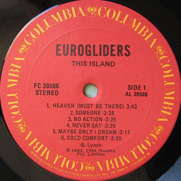 Eurogliders - This Island | Columbia (FC 39588) - 3