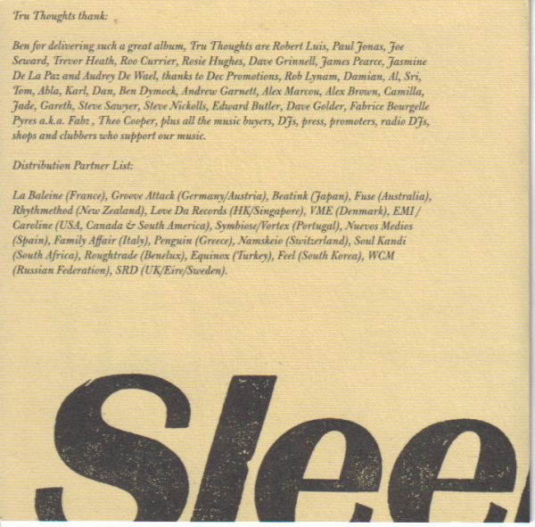 Nostalgia 77 - The Sleepwalking Society | Tru Thoughts (TRUCD227) - 4