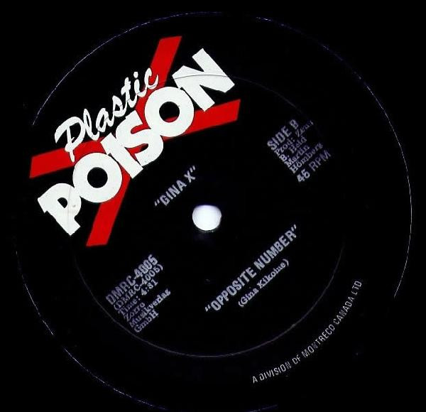 Gina X - Do It Yourself / Opposite Numbers | Plastic Poison (DMRC-4005) - 4