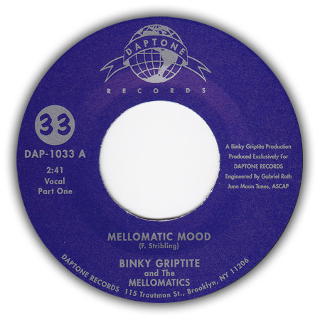 Binky Griptite And The Mellomatics - Mellomatic Mood | Daptone Records (DAP-1033)